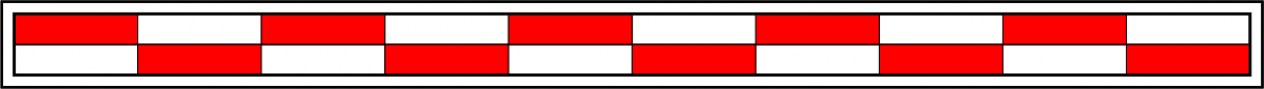 Měřítko 10 x 0,5 cm RB-4